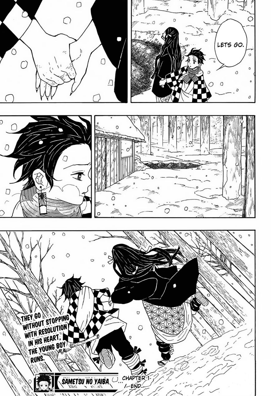 Kimetsu no Yaiba Chapter 1