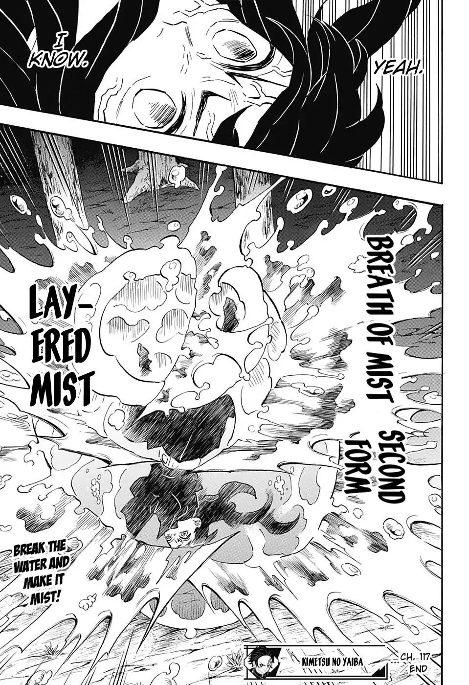 Kimetsu no Yaiba Chapter 117