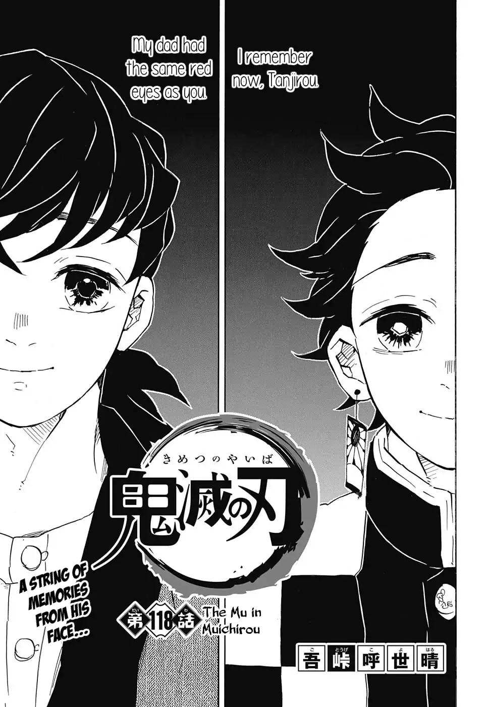 Kimetsu no Yaiba Chapter 118