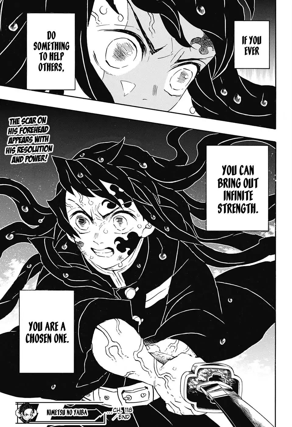 Kimetsu no Yaiba Chapter 118