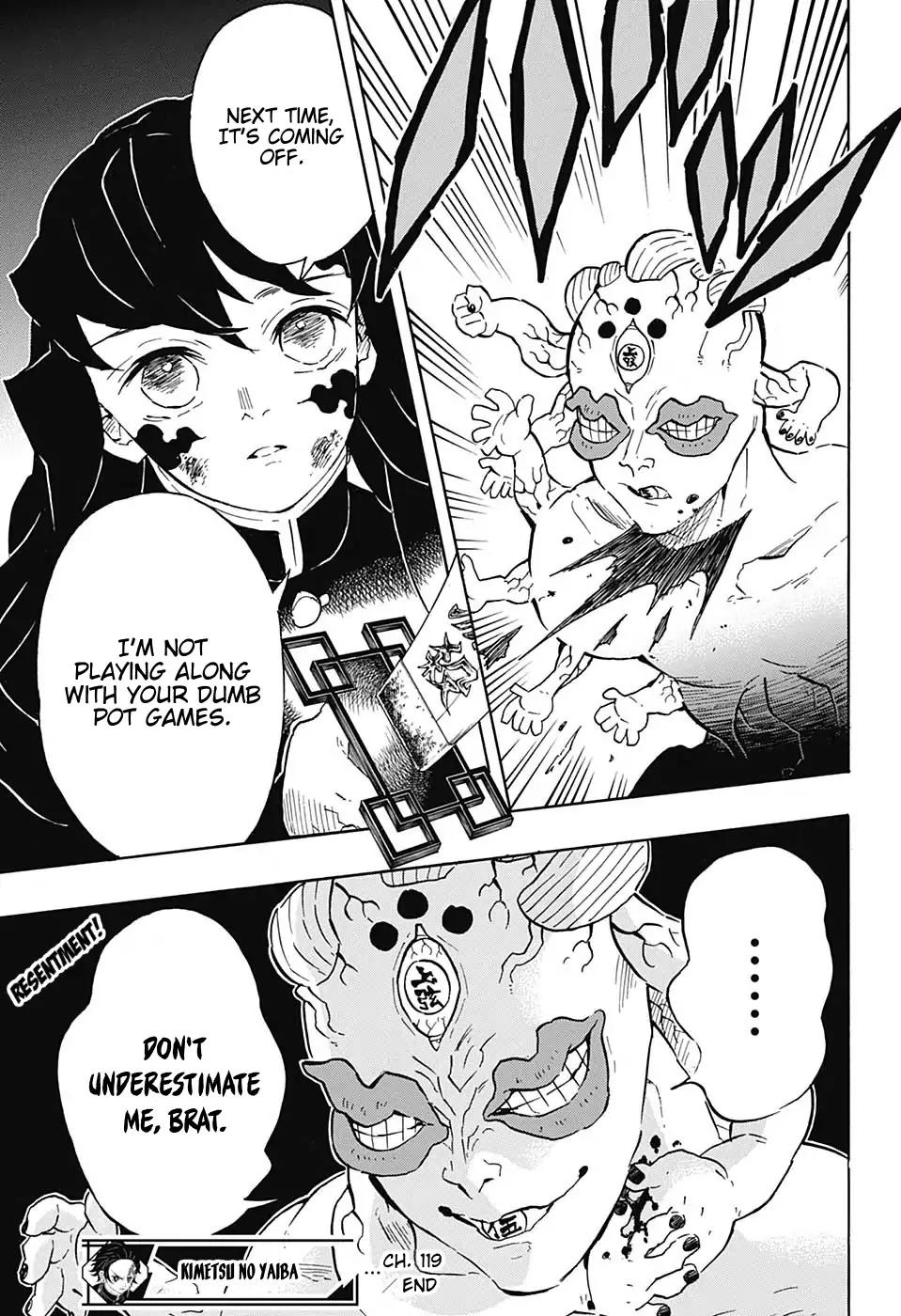 Kimetsu no Yaiba Chapter 119