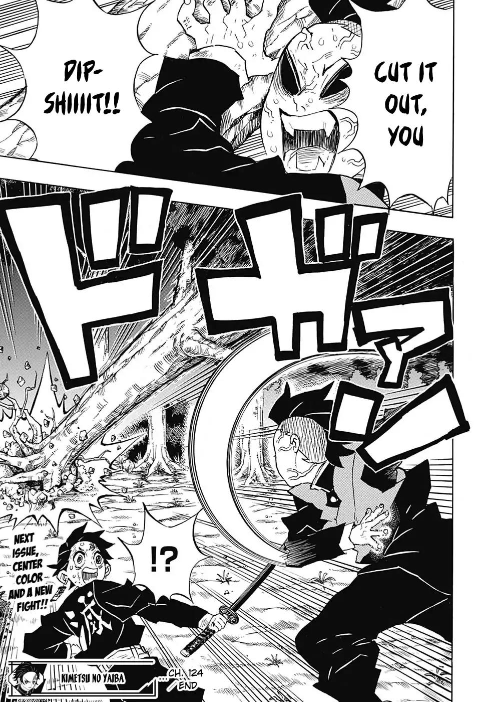 Kimetsu no Yaiba Chapter 124