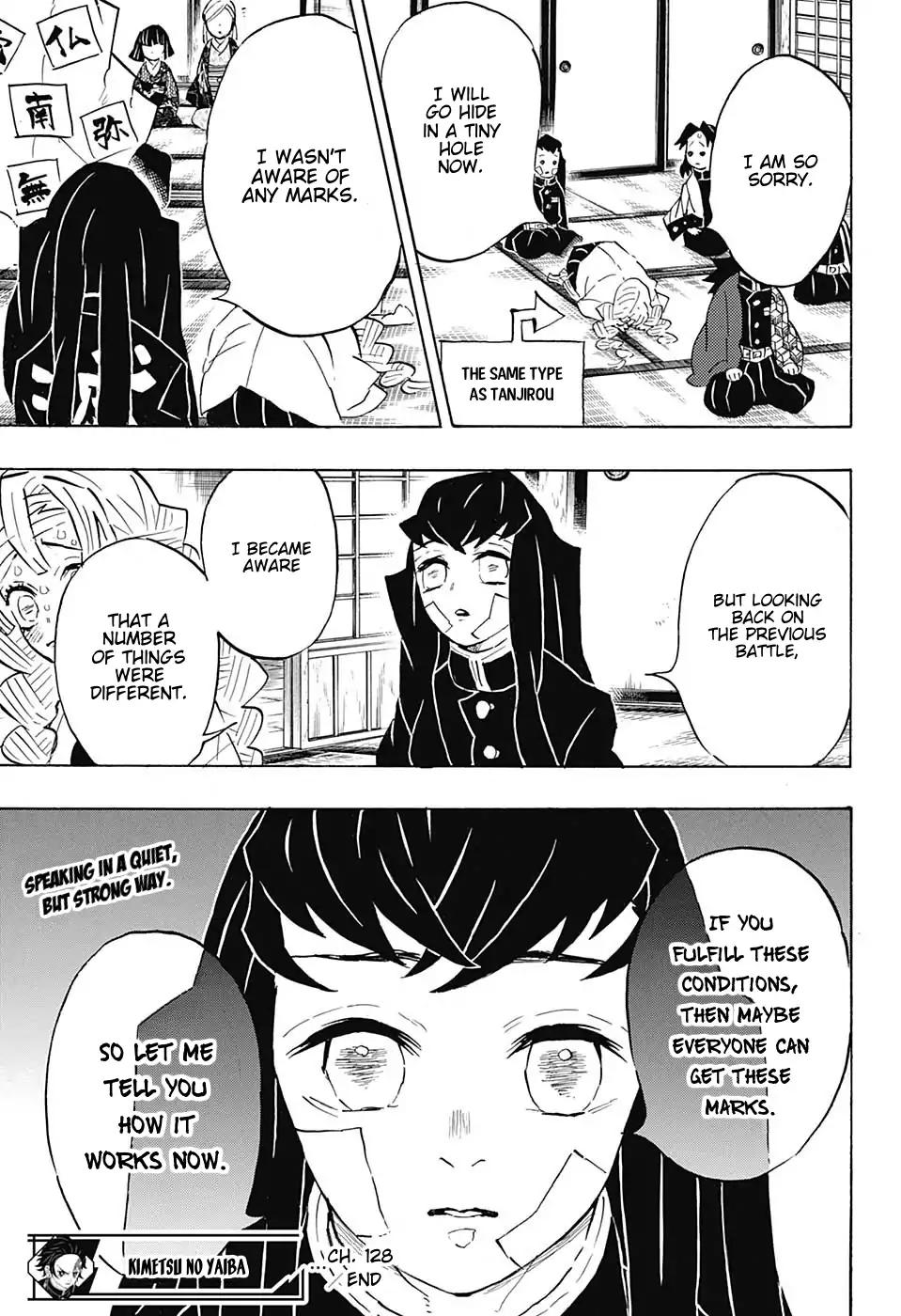 Kimetsu no Yaiba Chapter 128