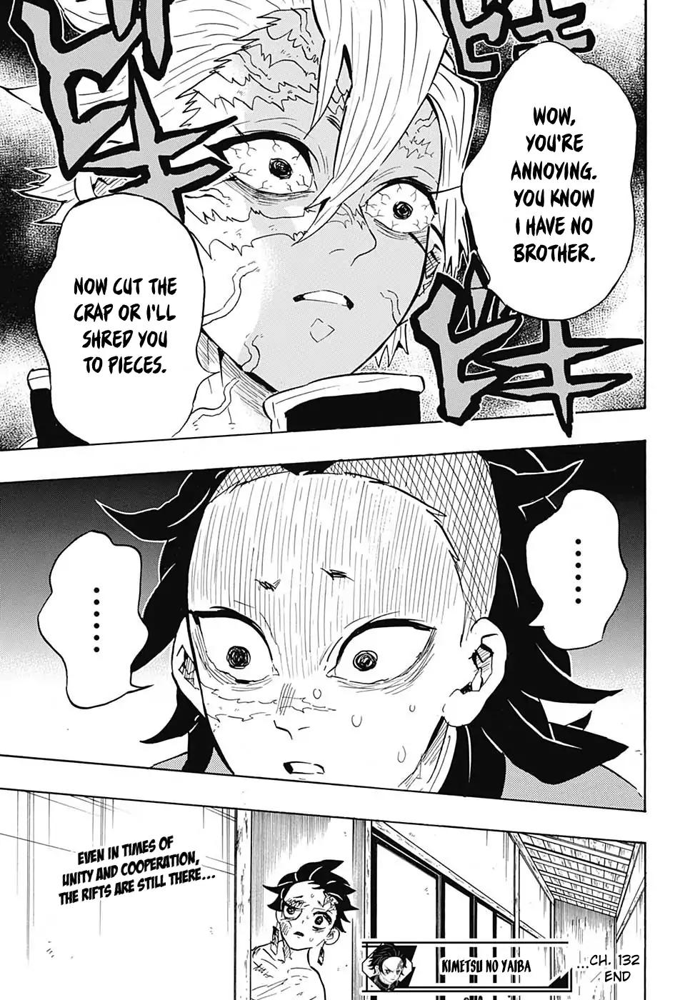 Kimetsu no Yaiba Chapter 132