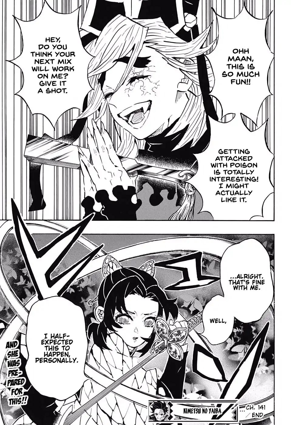 Kimetsu no Yaiba Chapter 141