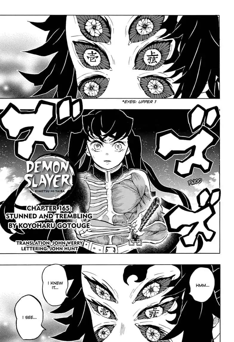 Kimetsu no Yaiba Chapter 165