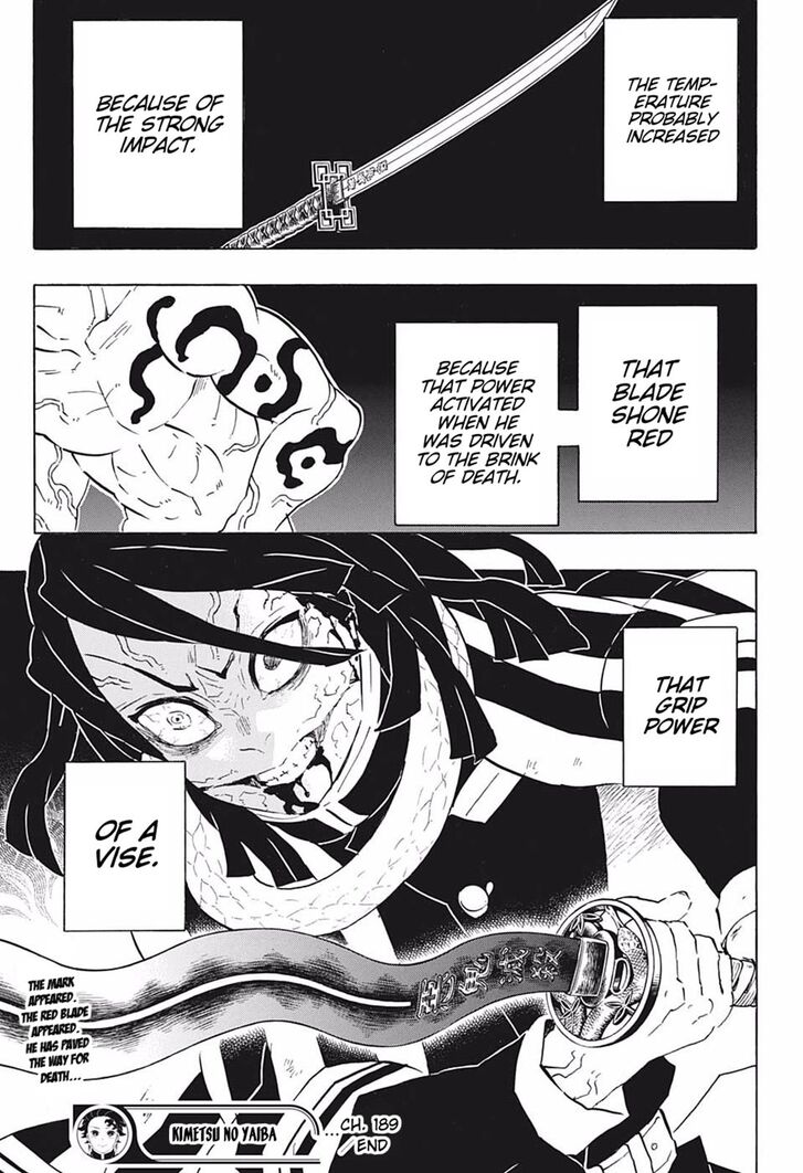 Kimetsu no Yaiba Chapter 189