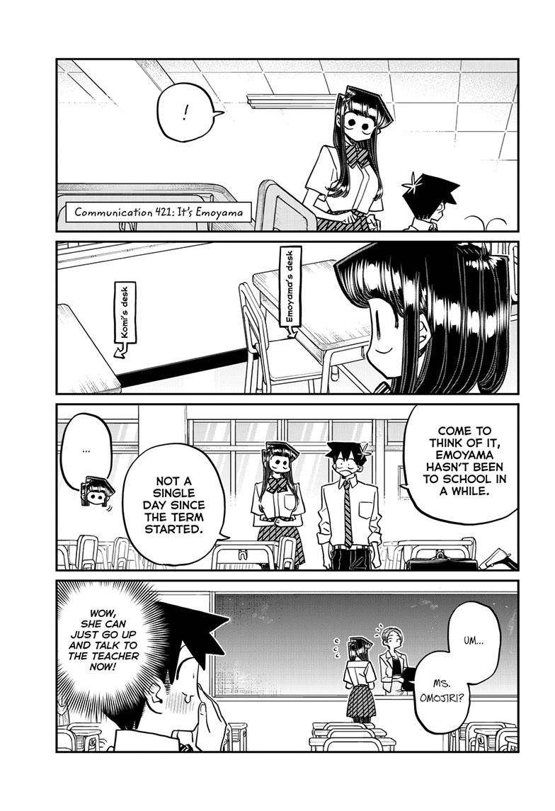 Komi-san wa Komyushou Desu Chapter 421