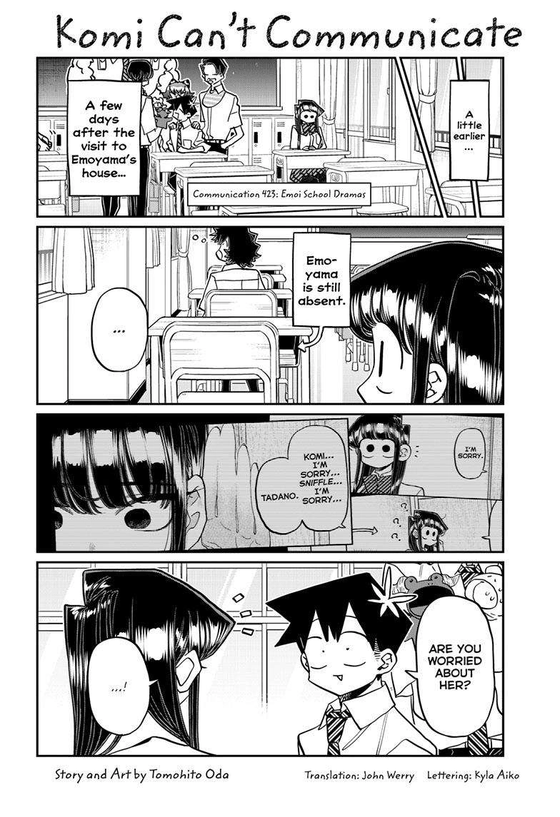 Komi-san wa Komyushou Desu Chapter 423