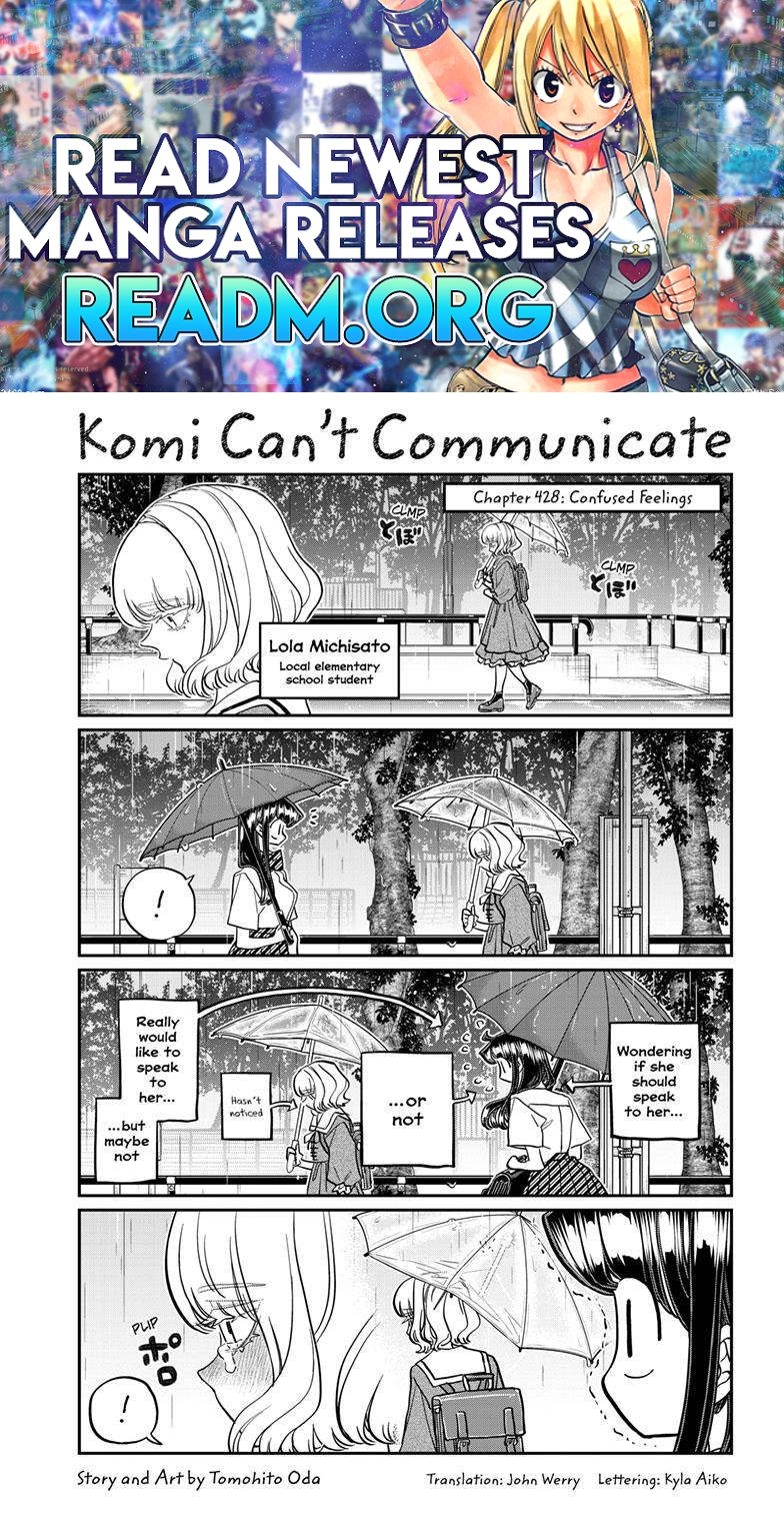 Komi-san wa Komyushou Desu Chapter 428