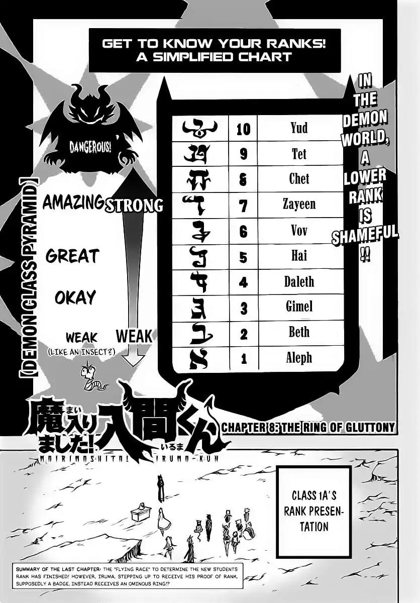 Mairimashita! Iruma-kun Chapter 8