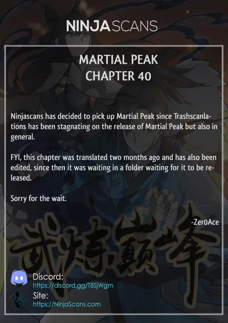 Martial Peak Chapter 40