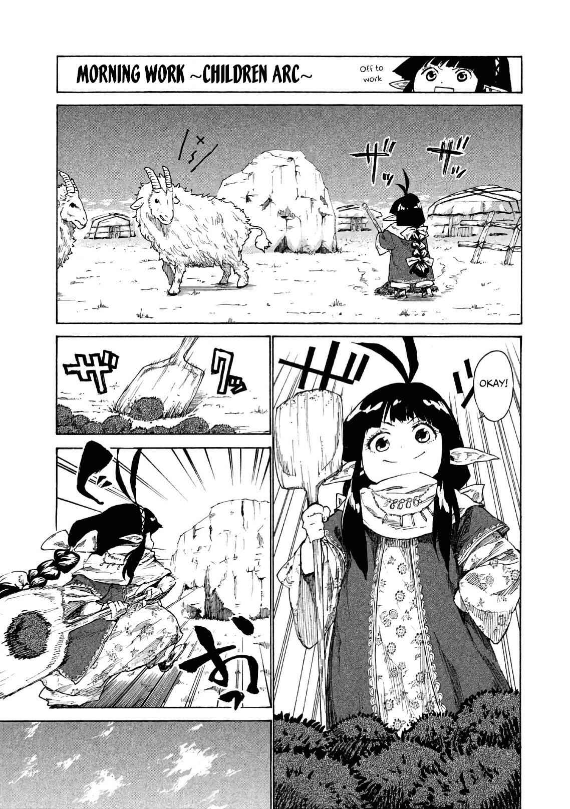 Mazumeshi Elf To Youbokugurashi Chapter 4