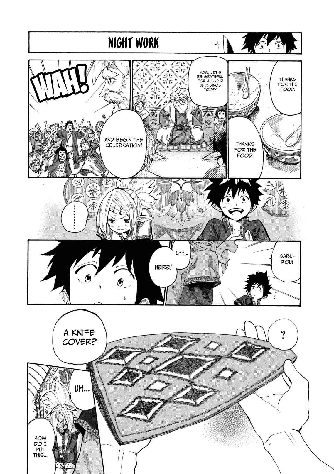 Mazumeshi Elf To Youbokugurashi Chapter 4