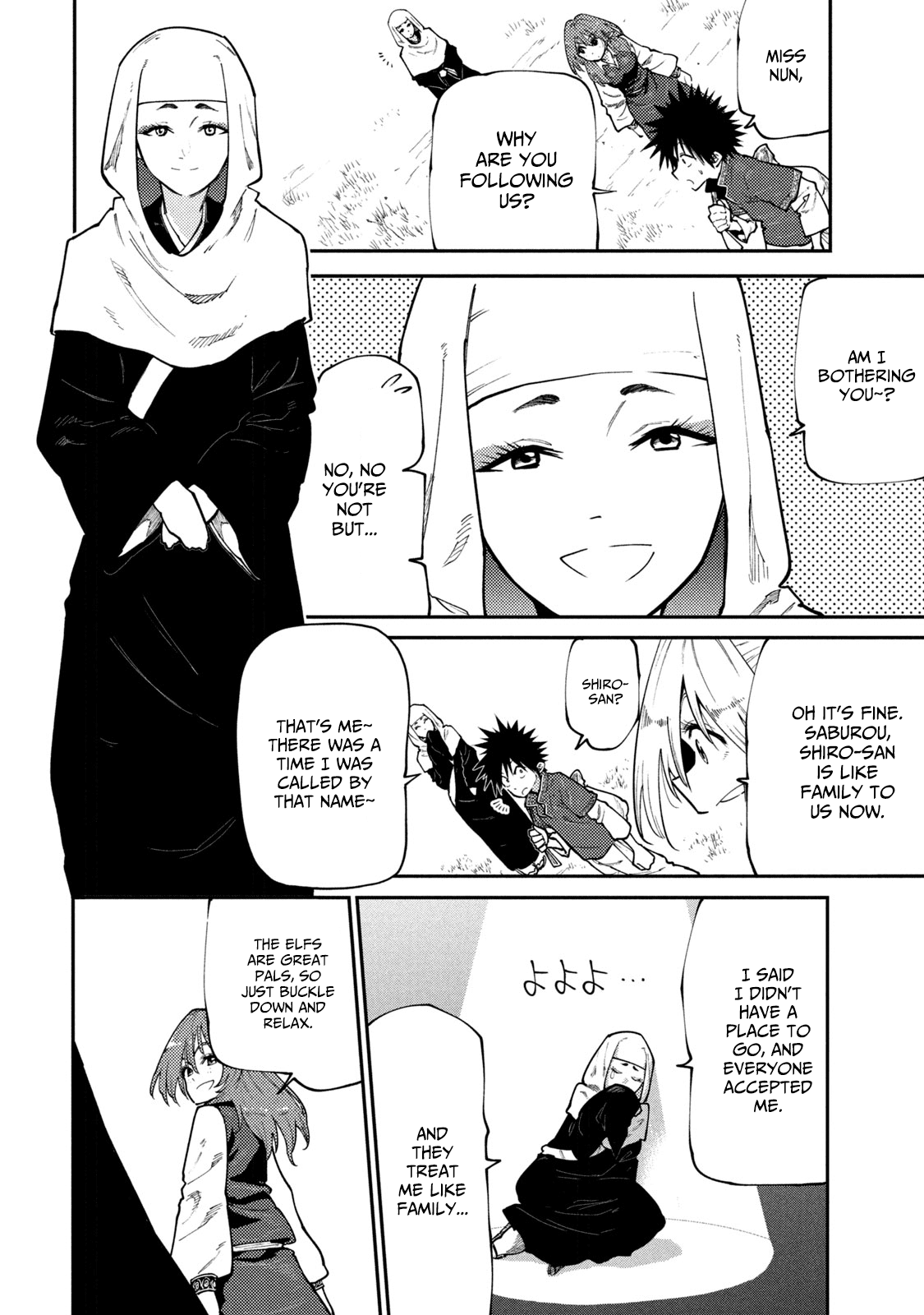 Mazumeshi Elf To Youbokugurashi Chapter 45