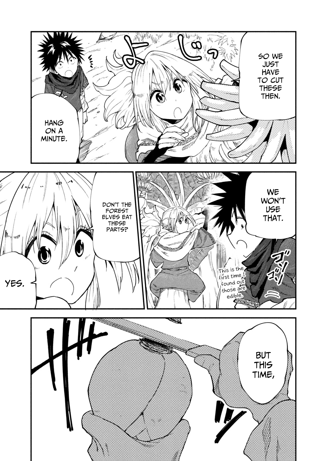 Mazumeshi Elf To Youbokugurashi Chapter 47