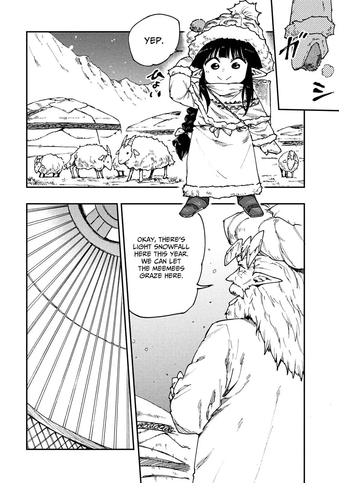 Mazumeshi Elf To Youbokugurashi Chapter 57