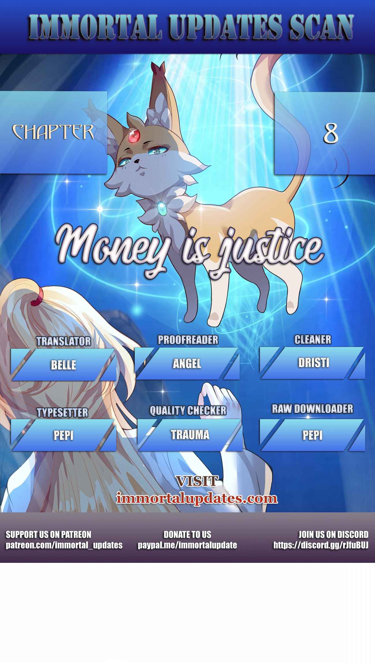 Money is justice Chapter 8