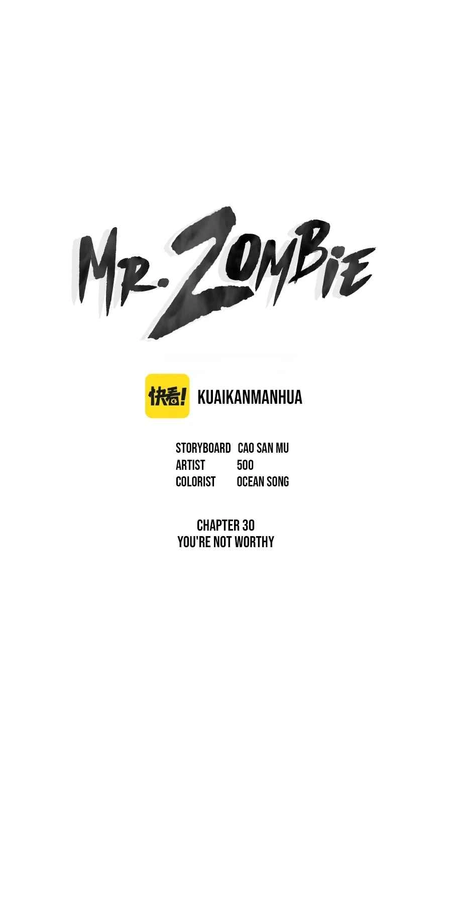 Mr. Zombie Chapter 30