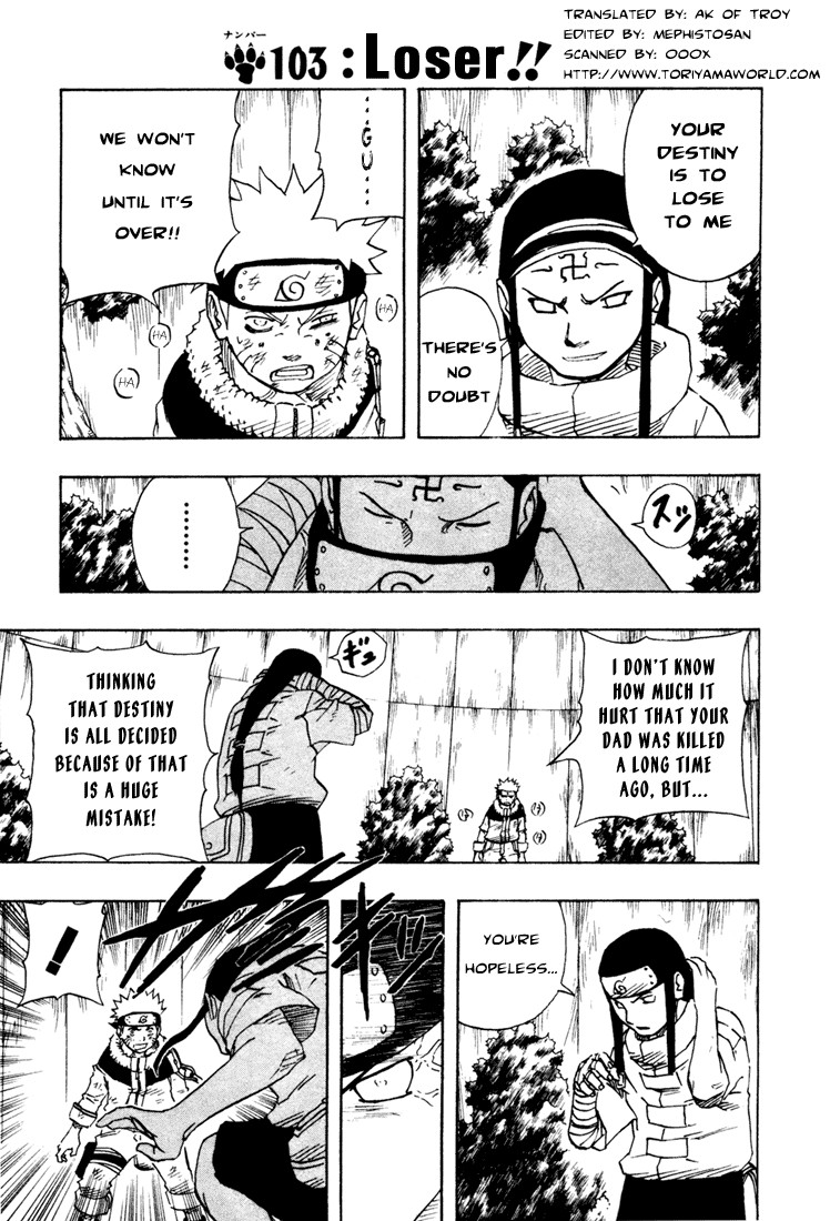 Naruto Chapter 103