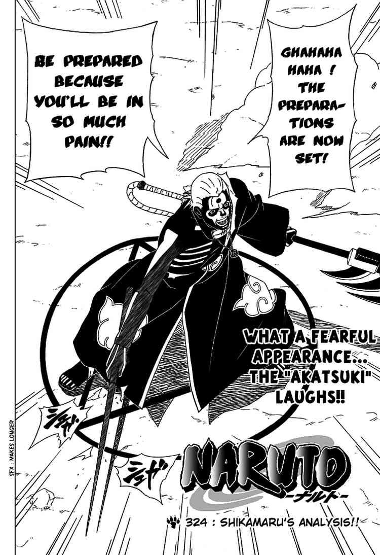 Naruto Chapter 324