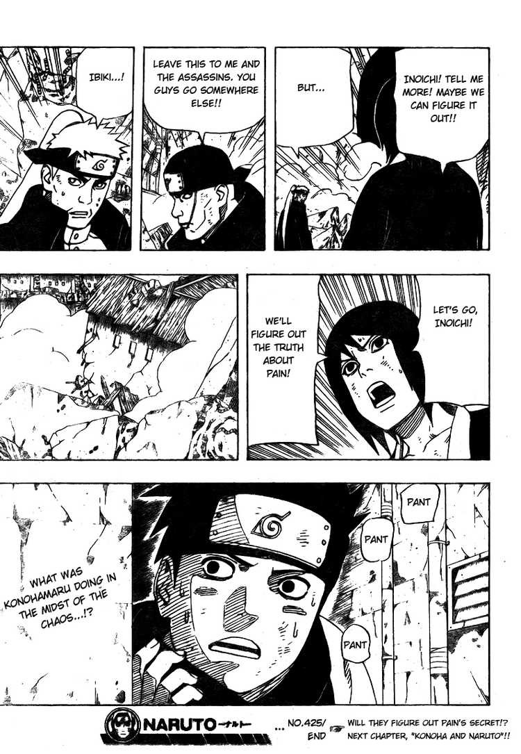 Naruto Chapter 425