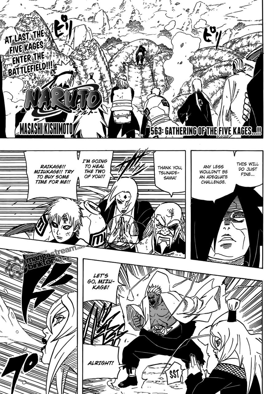 Naruto Chapter 563