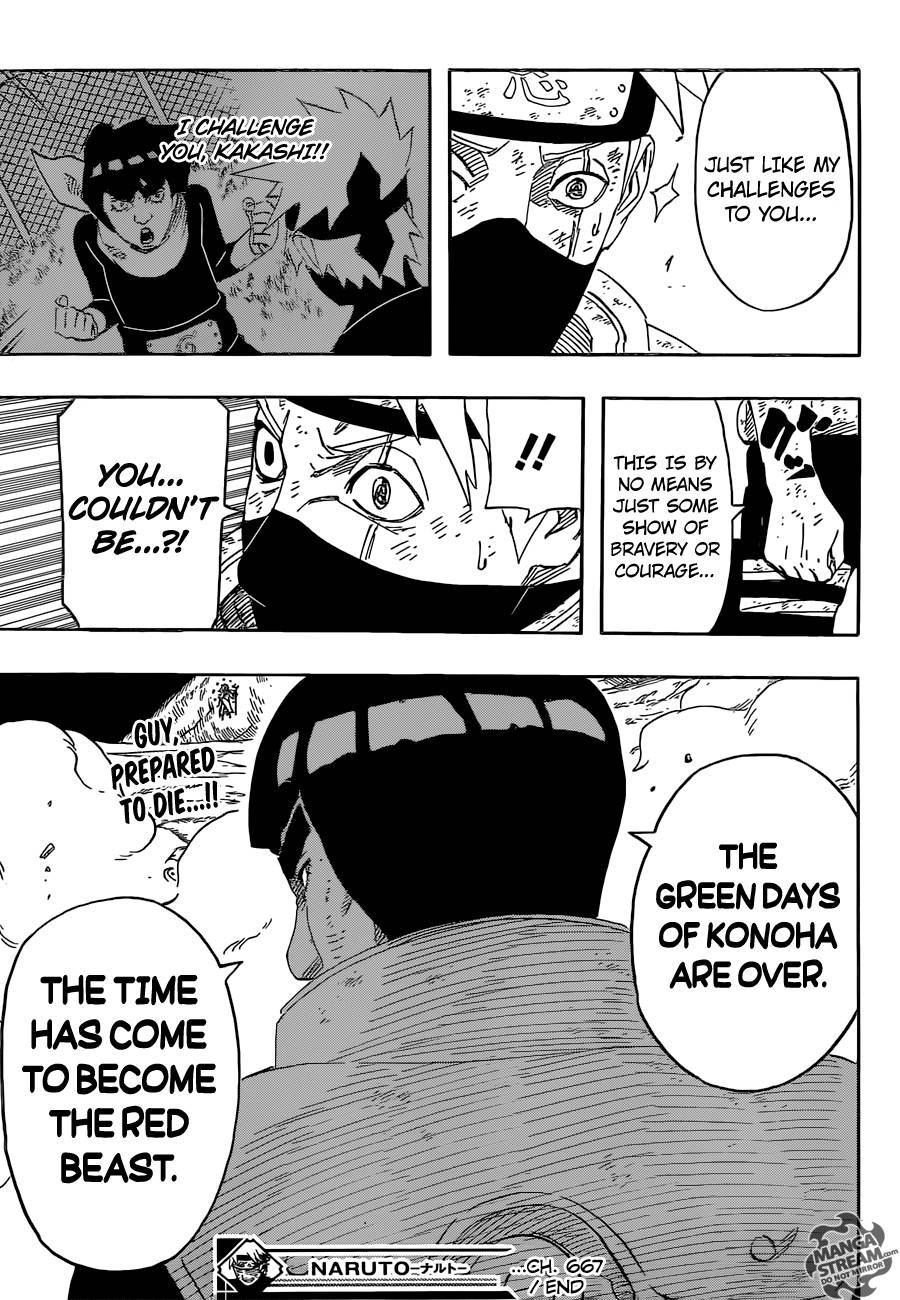 Naruto Chapter 667