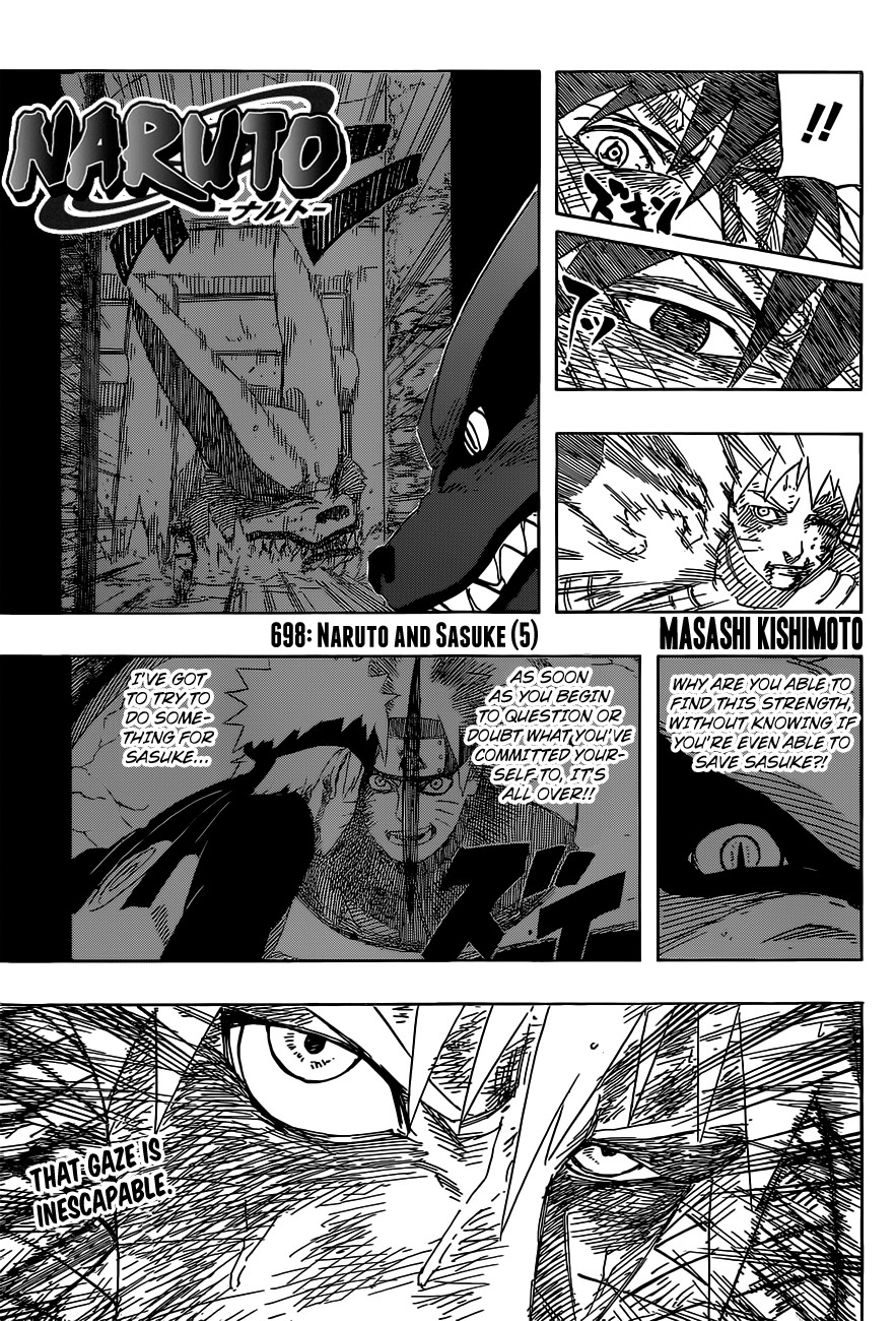 Naruto Chapter 698