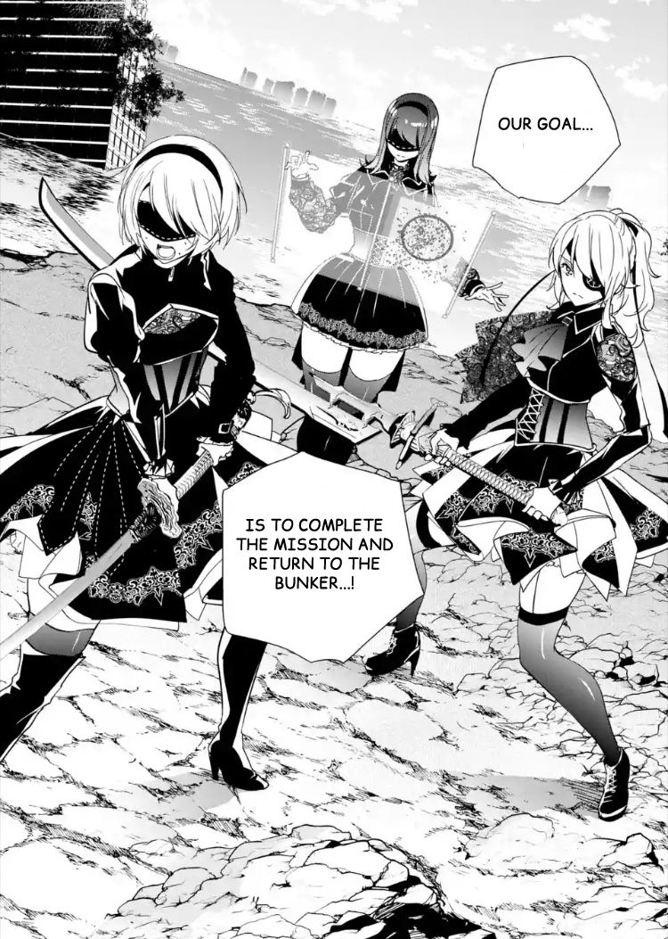 Nier Automata: YoRHa Shinjuwan Kouka Sakusen Kiroku Chapter 1