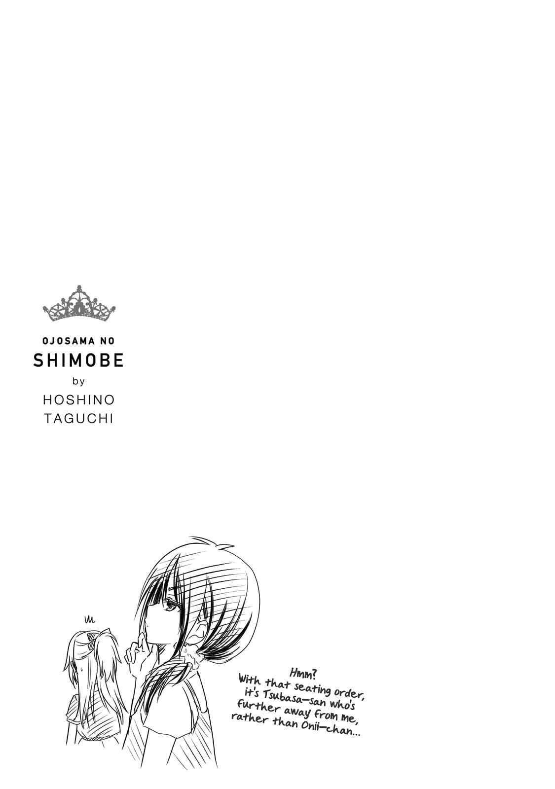 Ojousama No Shimobe Chapter 38