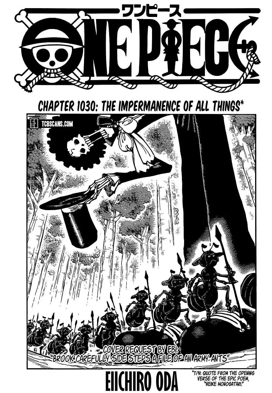 One Piece Chapter 1030