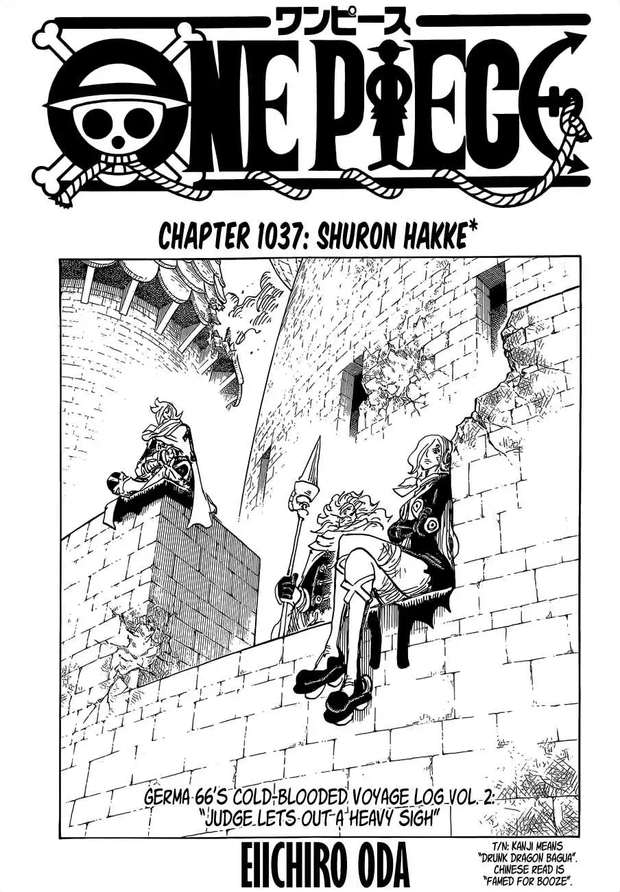 One Piece Chapter 1037