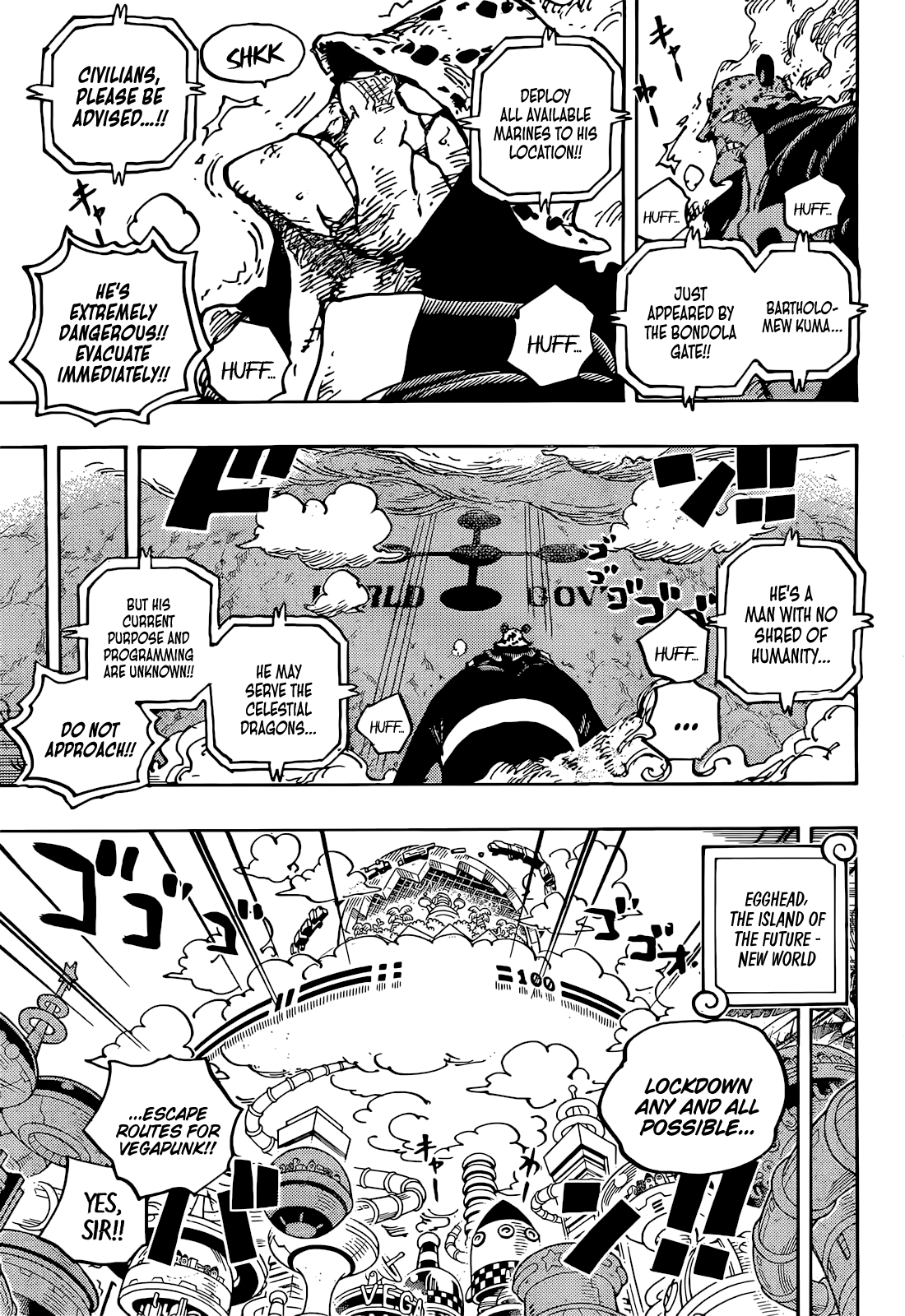 One Piece Chapter 1071