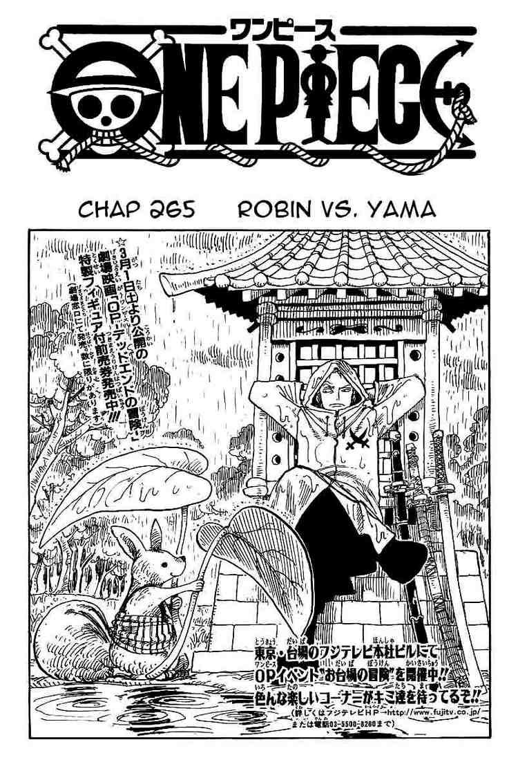 One Piece Chapter 265