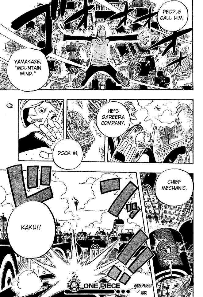 One Piece Chapter 325
