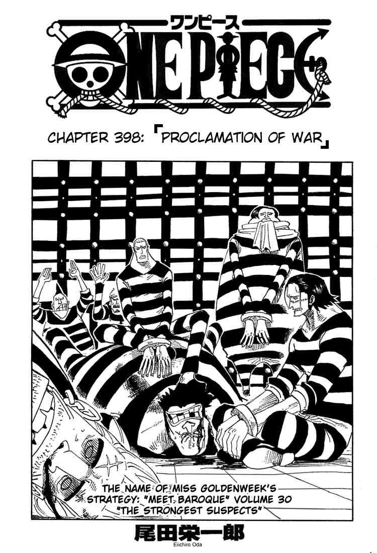 One Piece Chapter 398