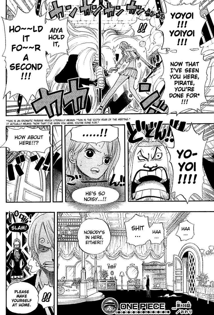 One Piece Chapter 400