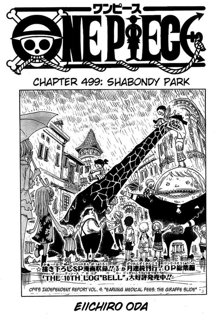 One Piece Chapter 499