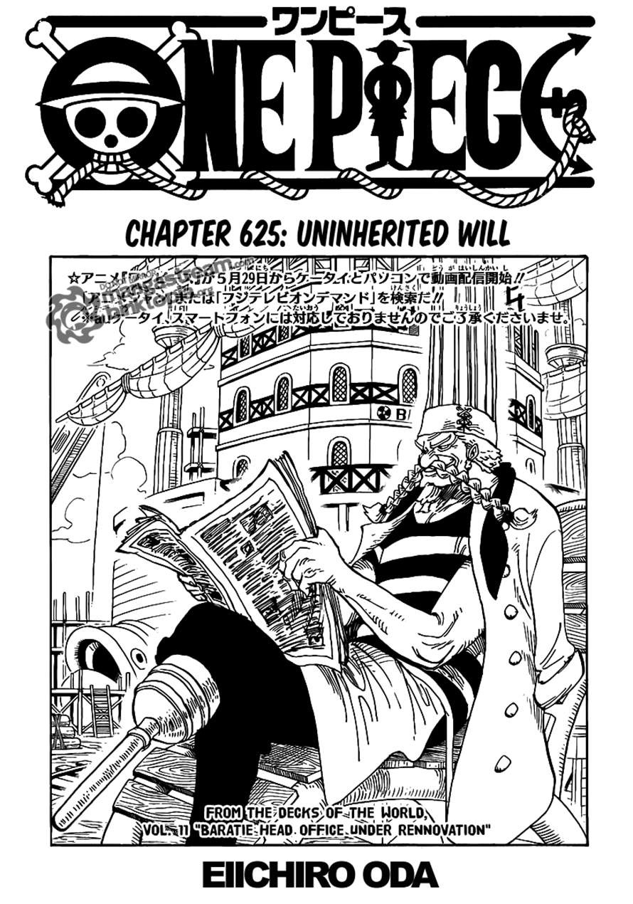 One Piece Chapter 625