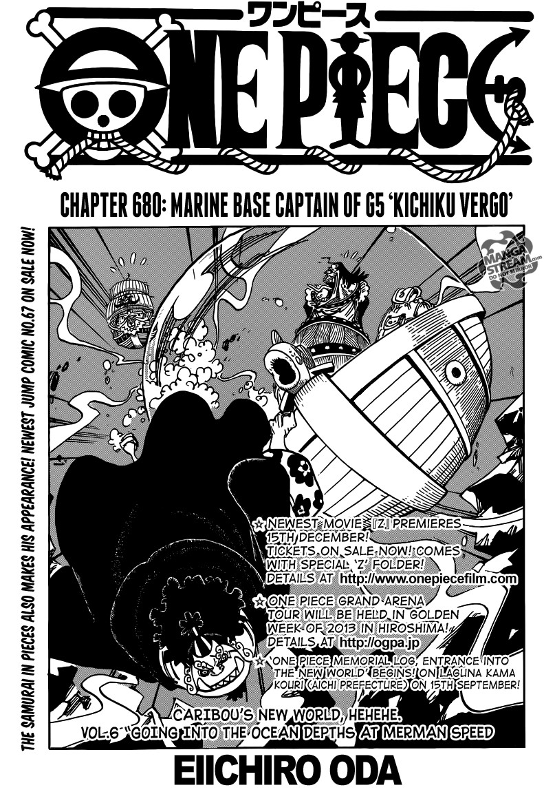 One Piece Chapter 680