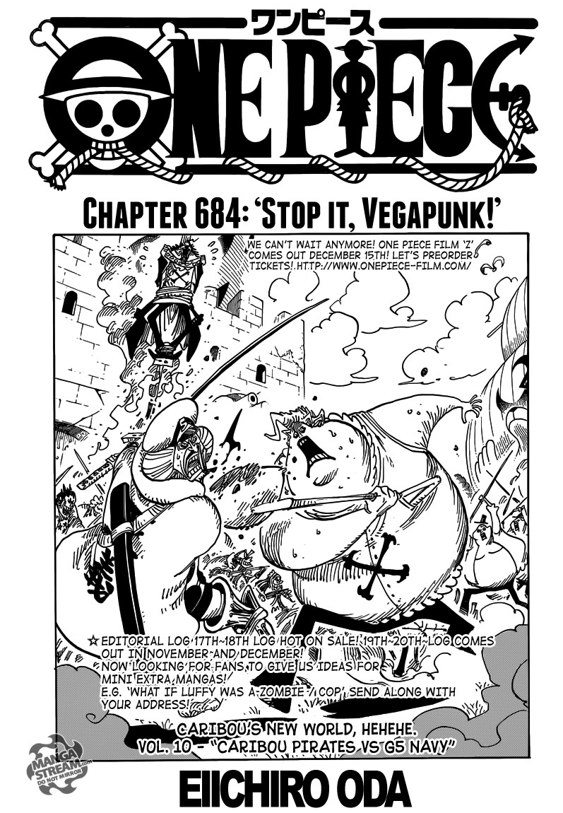 One Piece Chapter 684