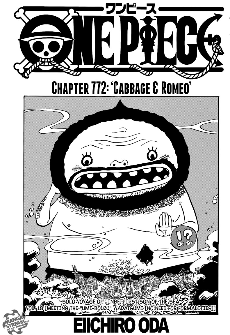 One Piece Chapter 772