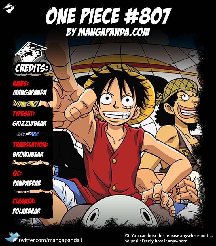 One Piece Chapter 807