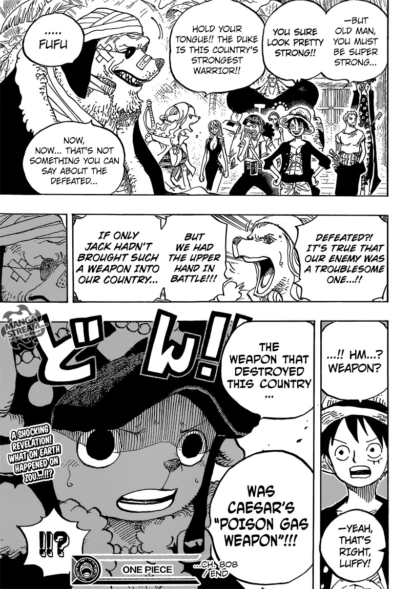 One Piece Chapter 808