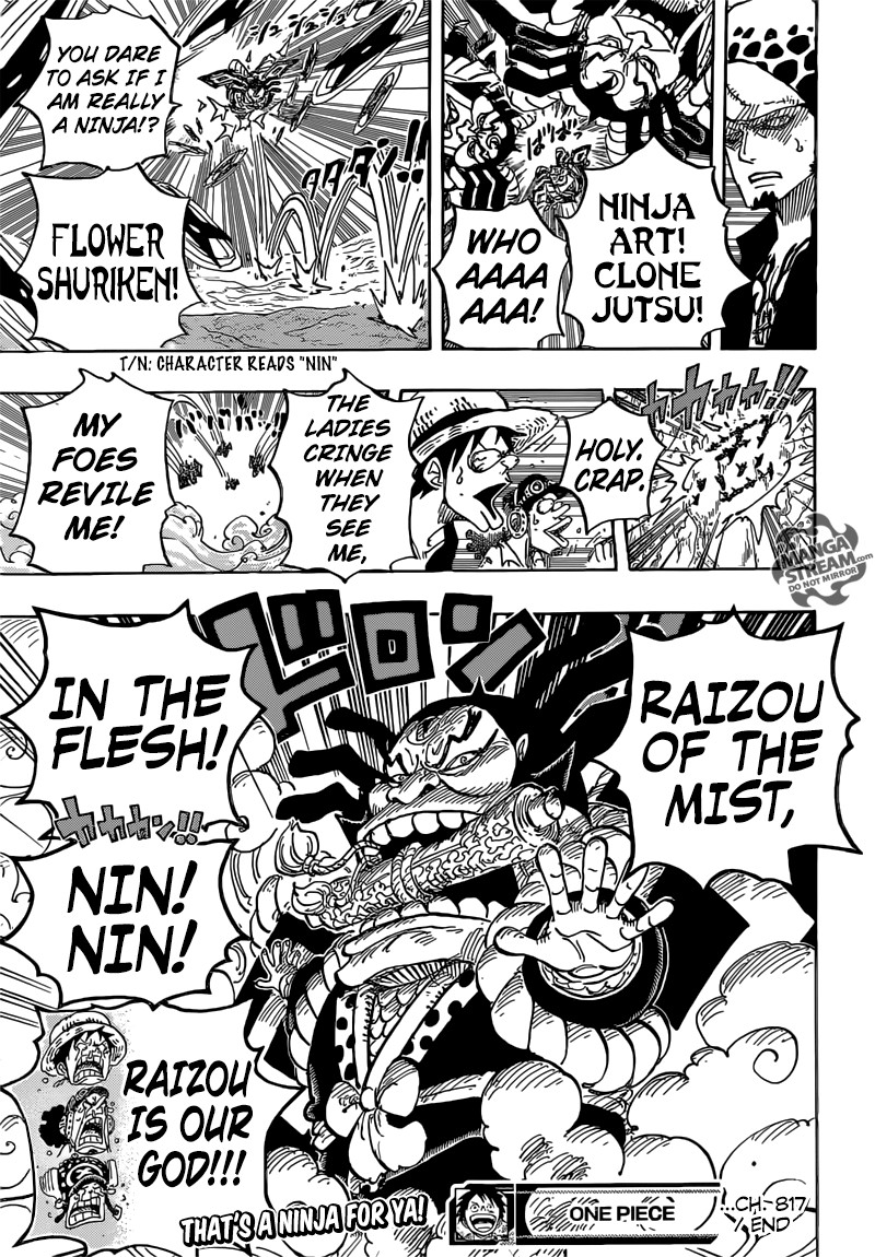 One Piece Chapter 817