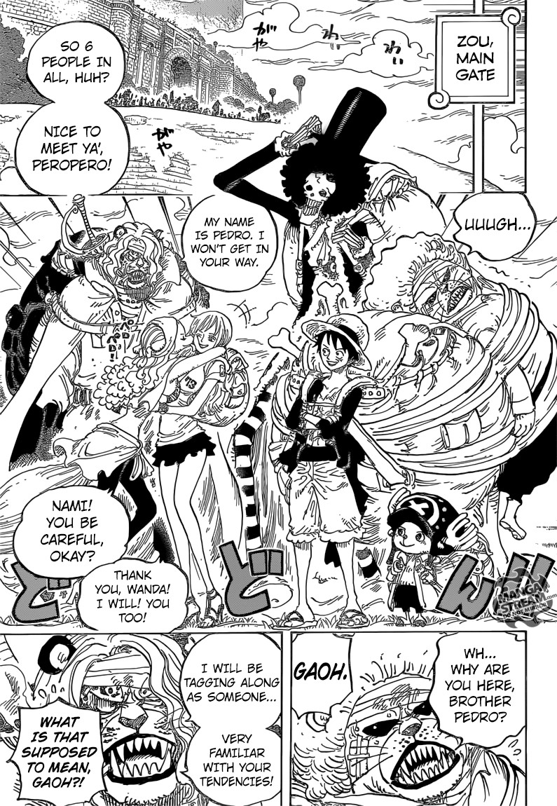 One Piece Chapter 822