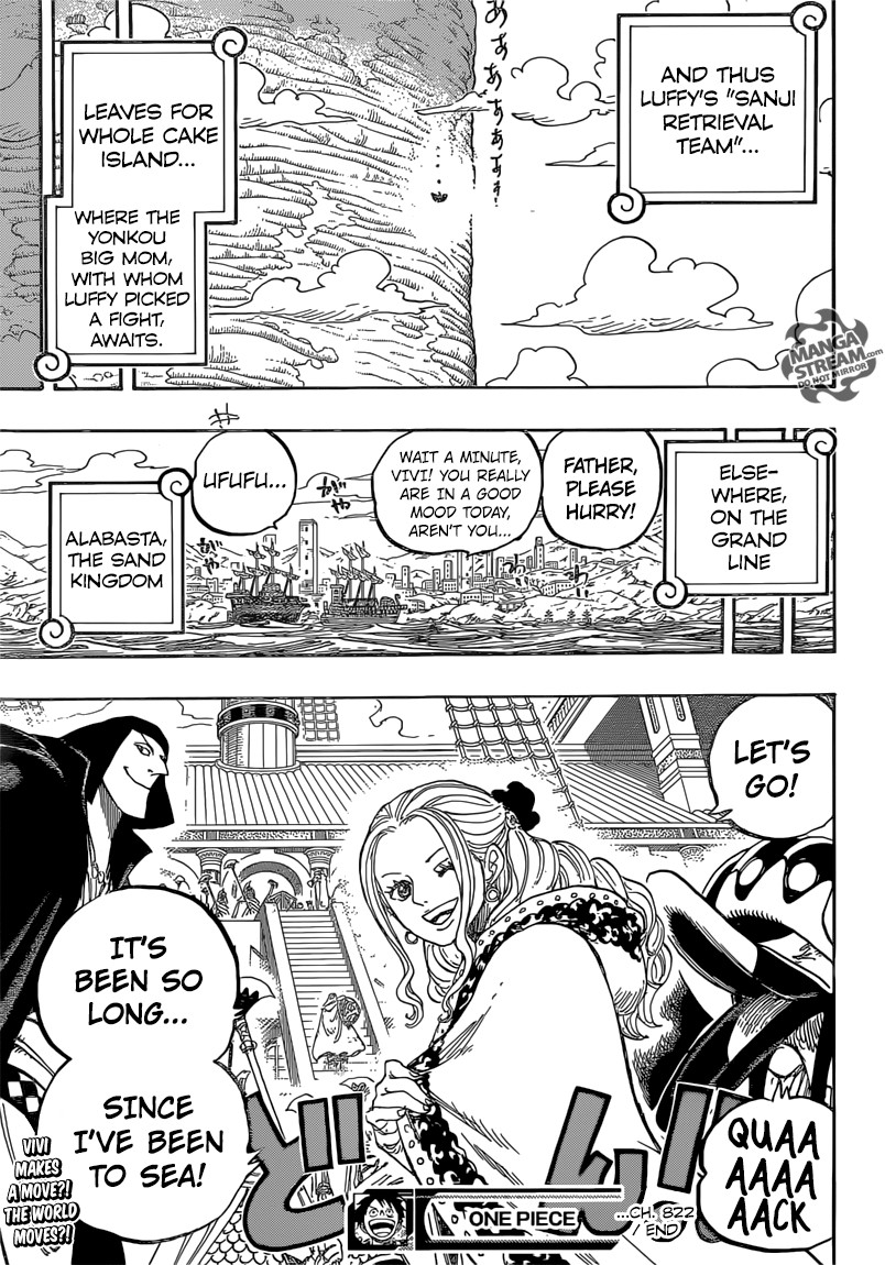 One Piece Chapter 822