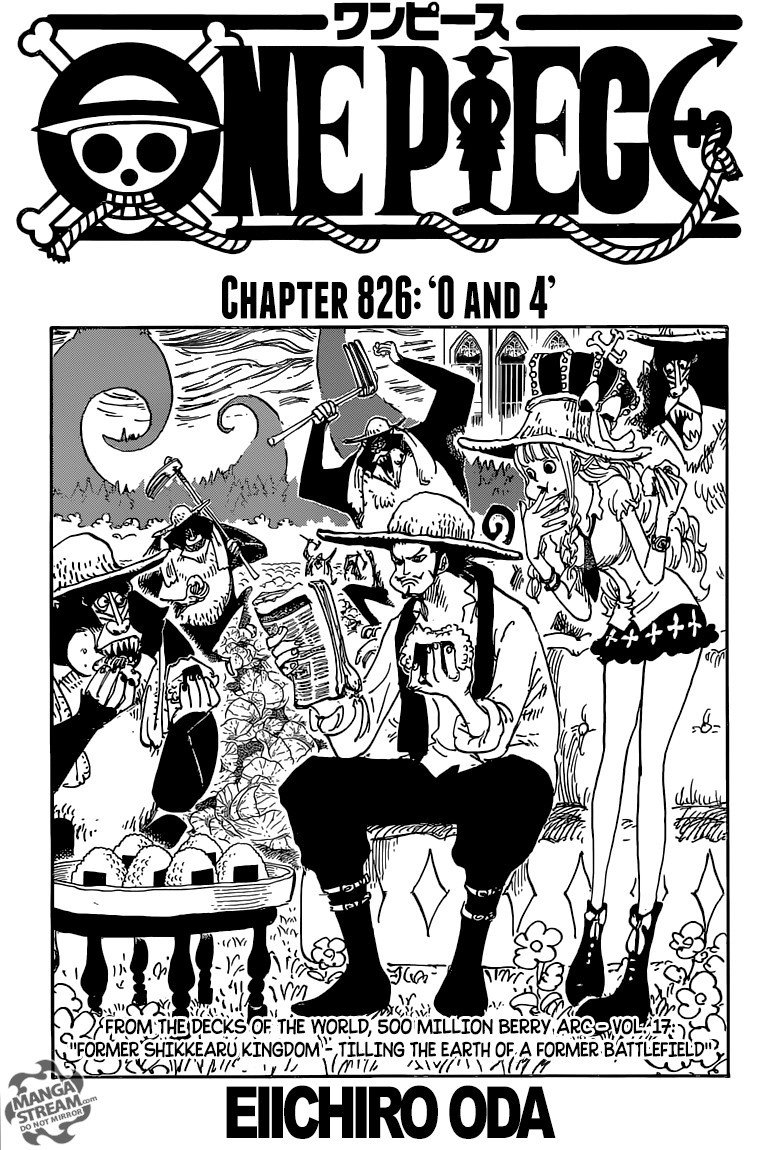 One Piece Chapter 826