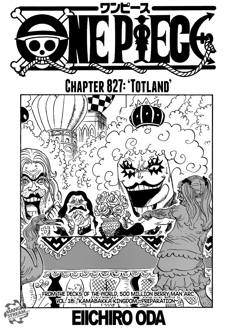 One Piece Chapter 827